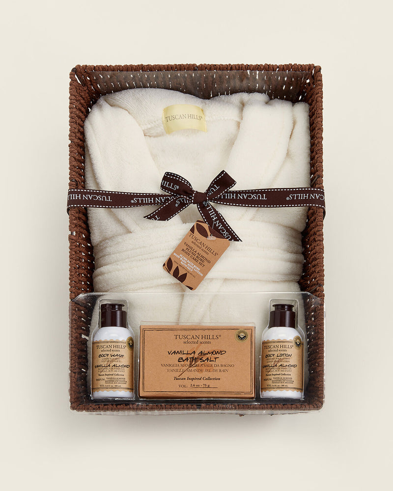 Tuscan Hills Vanilla Almond Robe Gift Set