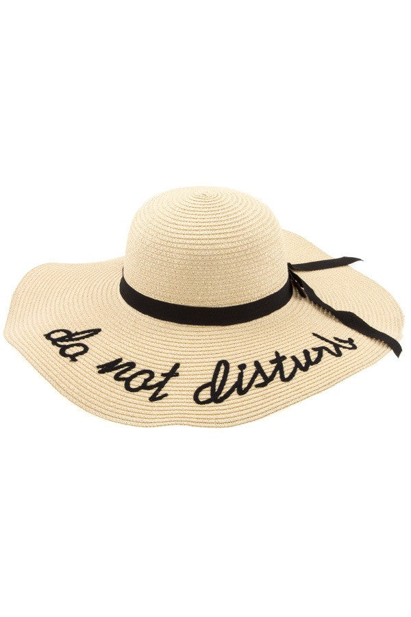 Eugenia Kim Beige Inspired Do Not Disturb Sun Hat