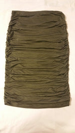 Conjunto de top y falda con mangas casquillo de talla grande