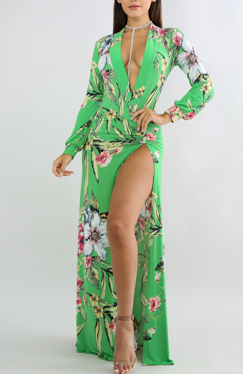 Vestido Largo Sirena Lima