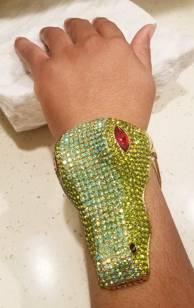 Exotic Austrian Crystal Alligator Crocodile Bracelet