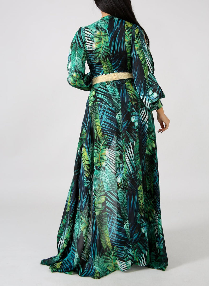 Vestido largo sexy pin