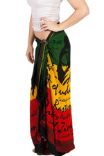 Rasta Africa Map Lion Sarong