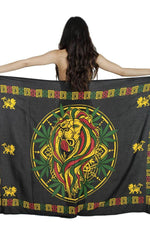 Aztec Rasta Lion Power Sarong