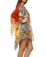 Brown Embellished Tunic Kaftan