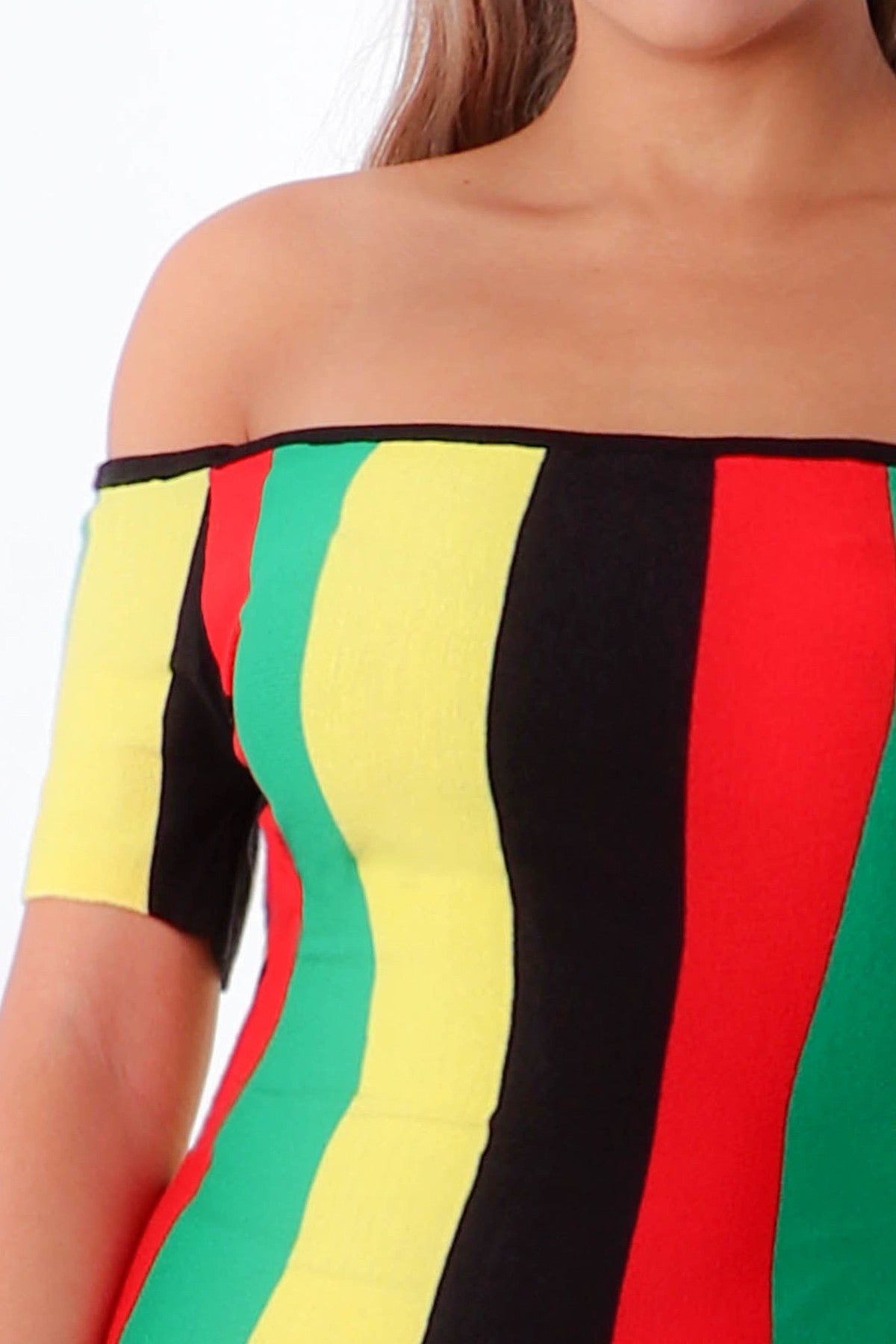 rasta bodycon dress Reggae Midi – Lexie Starr Style Pink tie Color:Beige Shell off shoulder bridal dress Navy Bridesmaid Dress Chiffon The dress comes in