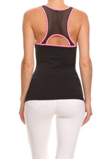Camiseta sin mangas Color Block Active Wear
