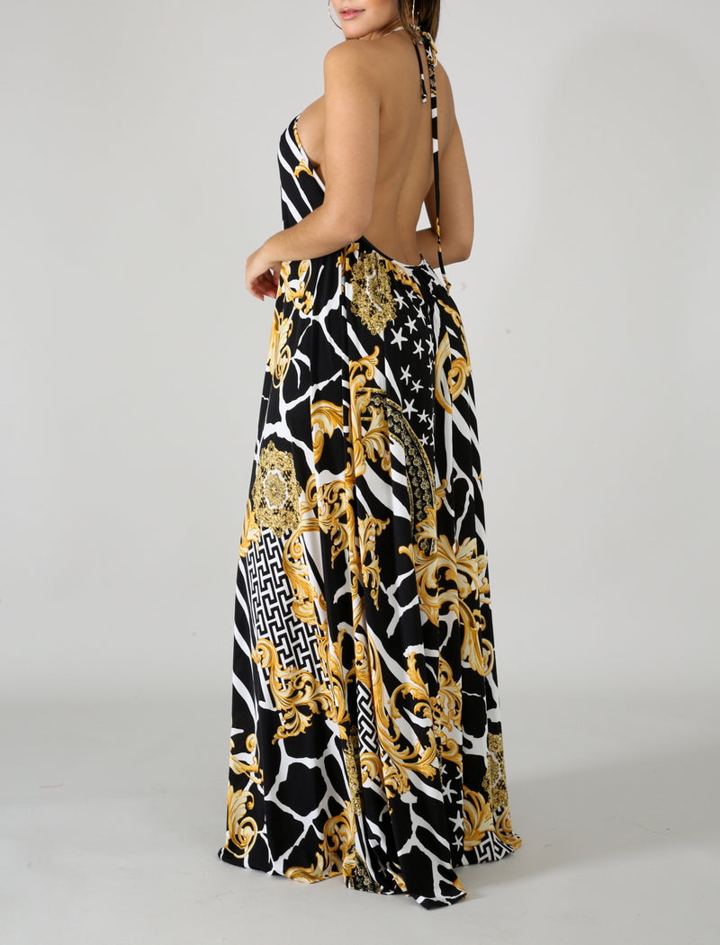 Vestido largo realeza