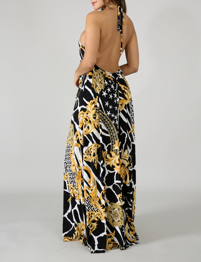 Vestido largo realeza