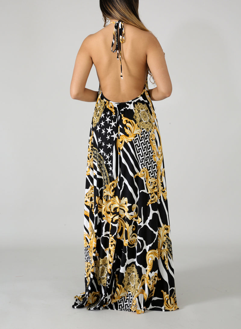 Vestido largo realeza