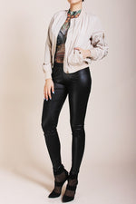 Zip-Front Bomber Jacket