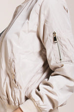 Zip-Front Bomber Jacket
