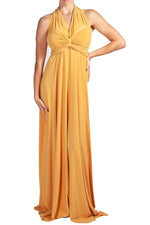 Mustard Multi Style Convertible Maxi Dress