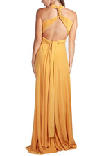 Mustard Multi Style Convertible Maxi Dress