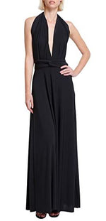 Black Multi Style Convertible Maxi Dress 2