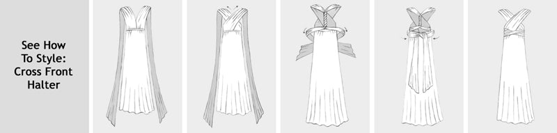 Plus Size Mauve Multi Style Convertible Maxi Dress